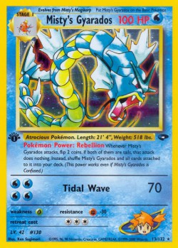 Carte Pokémon: Misty's Gyarados