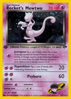Carte Pokémon: Rocket's Mewtwo