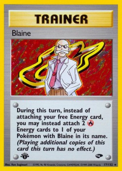 Carte Pokémon: Blaine