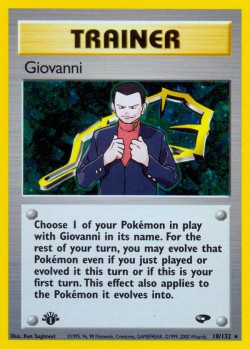 Carte Pokémon: Giovanni