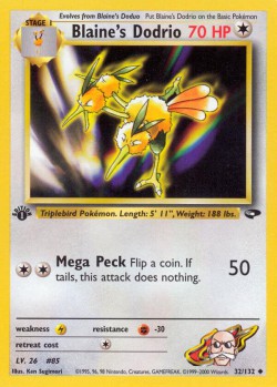 Carte Pokémon: Blaine's Dodrio
