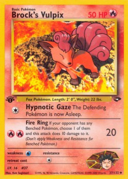 Carte Pokémon: Brock's Vulpix