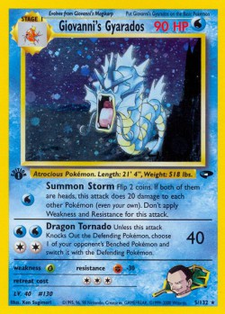 Carte Pokémon: Giovanni's Gyarados