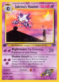 Carte Pokémon: Sabrina's Haunter