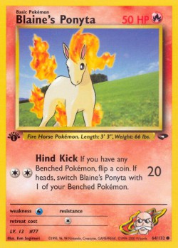 Carte Pokémon: Blaine's Ponyta