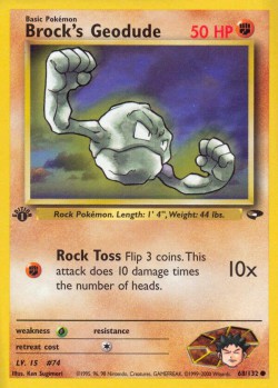 Carte Pokémon: Brock's Geodude