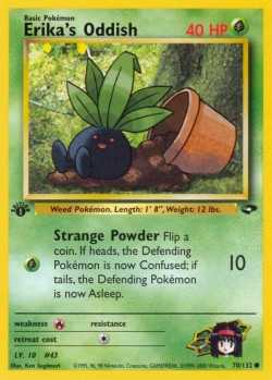 Carte Pokémon: Erika's Oddish