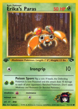 Carte Pokémon: Erika's Paras