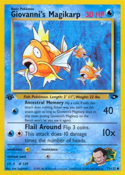 Carte Pokémon: Giovanni's Magikarp