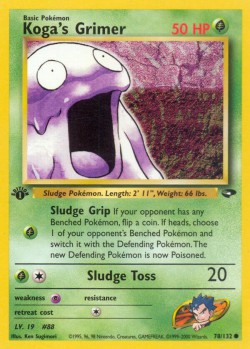 Carte Pokémon: Koga's Grimer