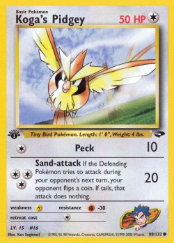 Carte Pokémon: Koga's Pidgey