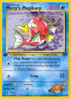 Carte Pokémon: Misty's Magikarp