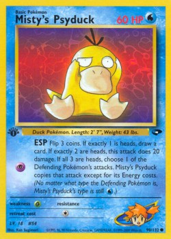 Carte Pokémon: Misty's Psyduck