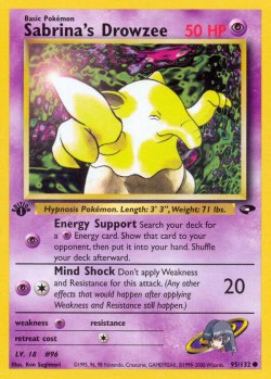 Carte Pokémon: Sabrina's Drowzee
