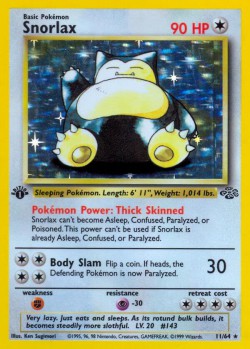 Carte Pokémon: Snorlax