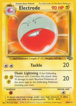 Carte Pokémon: Electrode