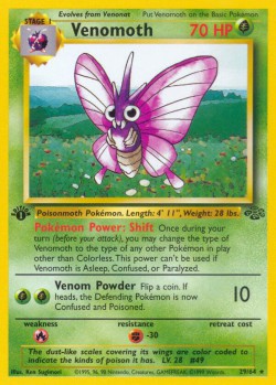 Carte Pokémon: Venomoth