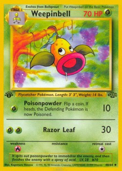 Carte Pokémon: Weepinbell