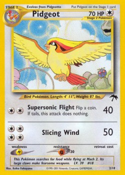 Carte Pokémon: Pidgeot