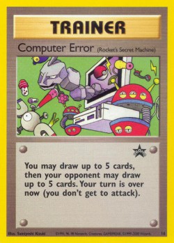 Carte Pokémon: Computer Error