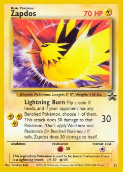 Carte Pokémon: Zapdos