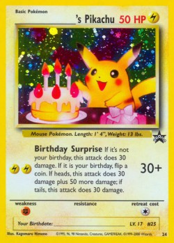 Carte Pokémon: _____'s Pikachu