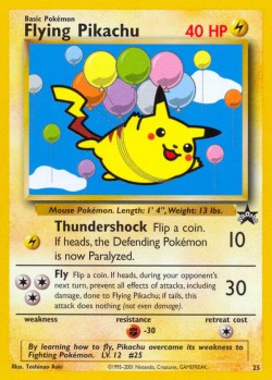 Carte Pokémon: Flying Pikachu