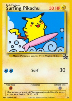 Carte Pokémon: Surfing Pikachu