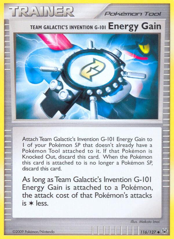 Carte Pokémon: Team Galactic's Invention G-101 Energy Gain [Gain d'Énergie Invention G-101 de Team Galaxie]