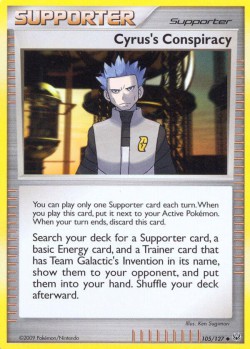 Carte Pokémon: Cyrus's Conspiracy