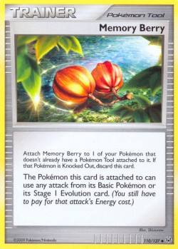 Carte Pokémon: Memory Berry