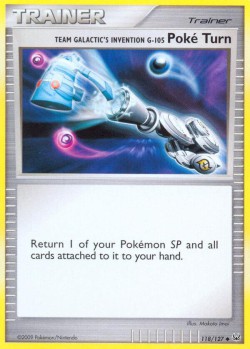 Carte Pokémon: Team Galactic's Invention G-105 Poké Turn