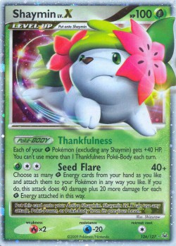 Carte Pokémon: Shaymin LV.X