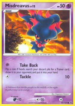 Carte Pokémon: Misdreavus