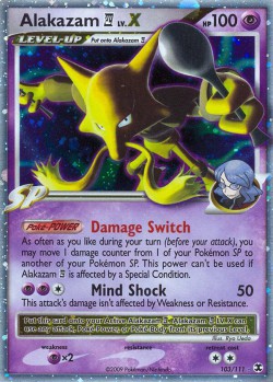 Carte Pokémon: Alakazam 4 LV.X