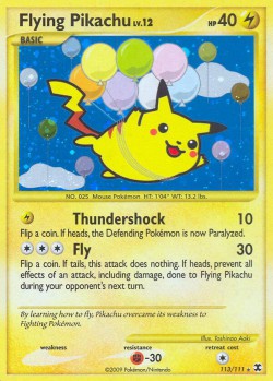 Carte Pokémon: Flying Pikachu