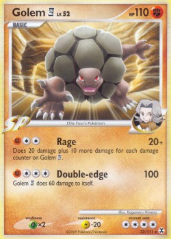 Carte Pokémon: Golem 4