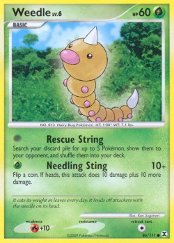 Carte Pokémon: Weedle