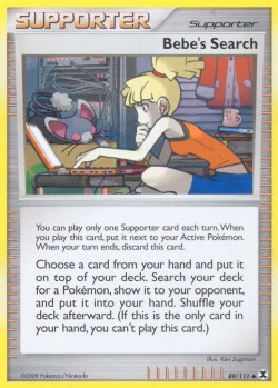 Carte Pokémon: Bebe's Search