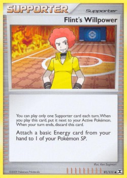 Carte Pokémon: Flint's Willpower