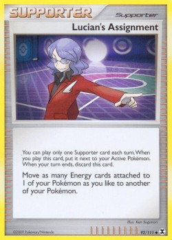 Carte Pokémon: Lucian's Assignment