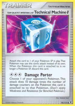 Carte Pokémon: Team Galactic's Invention G-107 Technical Machine G