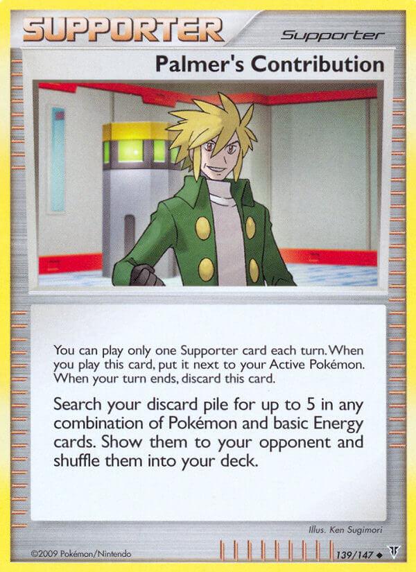 Carte Pokémon: Palmer's Contribution [La contribution de Koner]
