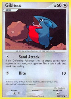Carte Pokémon: Gible