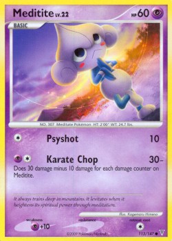 Carte Pokémon: Meditite
