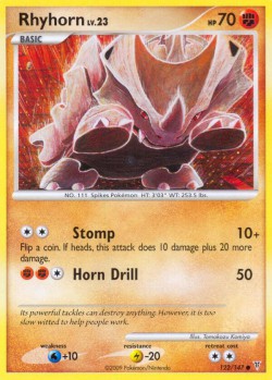 Carte Pokémon: Rhyhorn