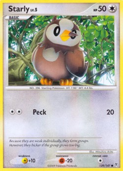 Carte Pokémon: Starly