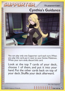 Carte Pokémon: Cynthia's Guidance