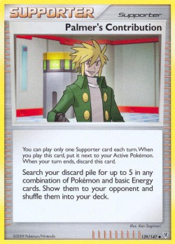 Carte Pokémon: Palmer's Contribution