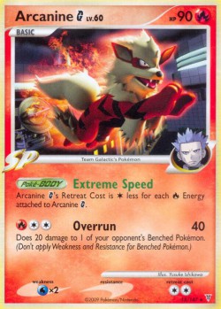 Carte Pokémon: Arcanine G